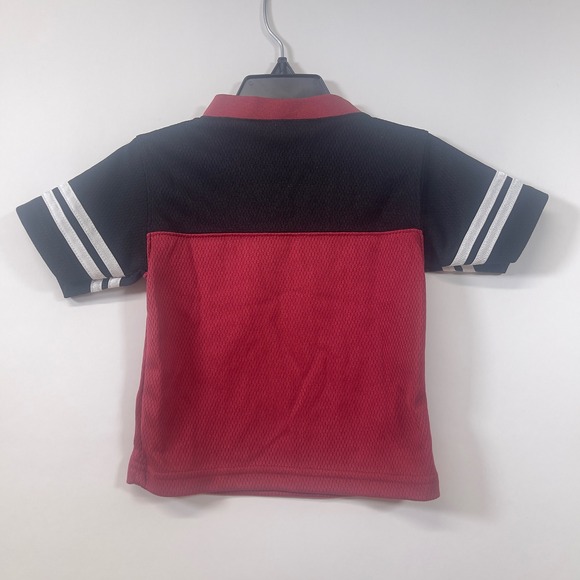 NFL Arizona‎ Cardinals Team Apparel Kids Jersey Top 12 Months Red Black - Picture 2 of 6